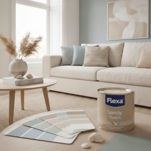 Sandy Beach van Flexa combineren: tips voor een sfeervol interieur